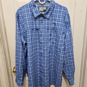 Magellan Magick Adventure Gear Long sleeve adventure shirt XL Blue